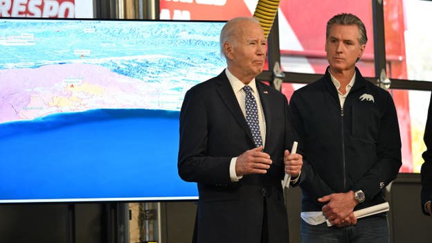 Biden celebrates great-granddaughter, takes no questions at California wildfire briefing