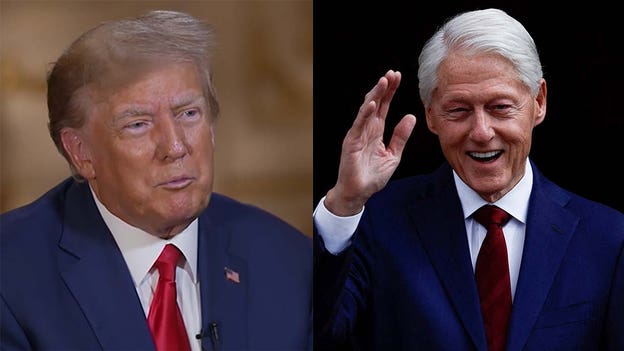 President Donald Trump calls Bill Clinton ‘a very good politician’ who was ‘disrespected’