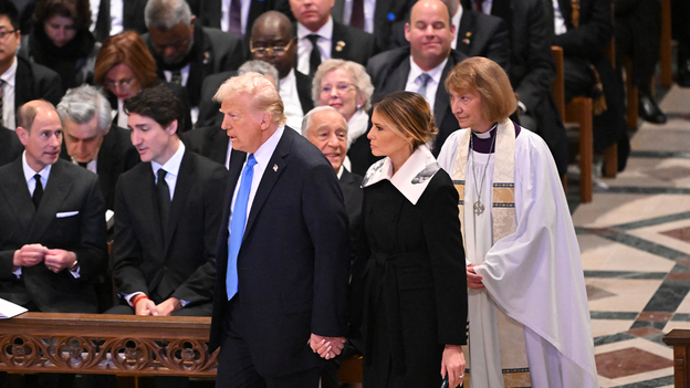 Notable politicians, world leaders gather at National Cathedral for Carter funeral