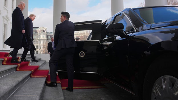 Biden, Trump head to the Capitol for the 60th Inaugural Ceremony