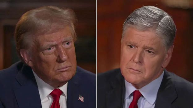 Trump hosts first Oval Office interview with Fox News' Sean Hannity