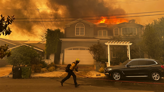 More than 167K households without power amid wildfire