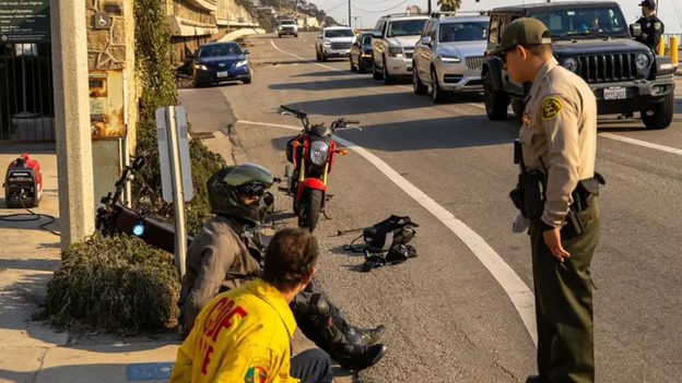 Los Angeles burglary suspect disguised as firefighter, as looting arrests reach about 29 people