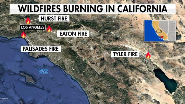 4th fire breaks out, this time in Riverside County, California