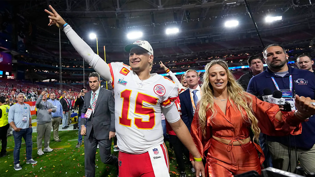 President Trump congratulates Patrick Mahomes, Brittany Mahomes on baby ahead of Super Bowl LIX