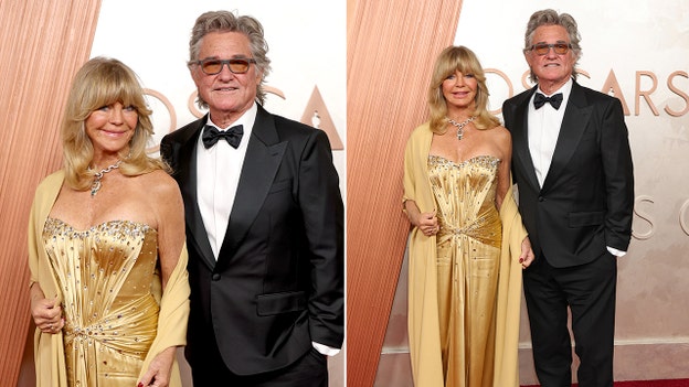 Goldie Hawn and Kurt Russell attend 2025 Oscars, Hawn presents best animated picture award