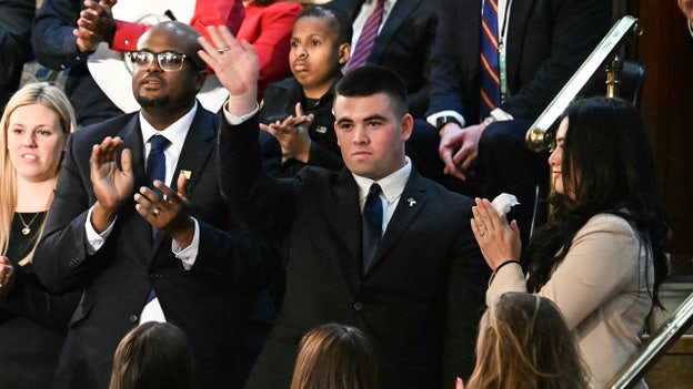 Trump tells high school senior of West Point acceptance during joint address to Congress