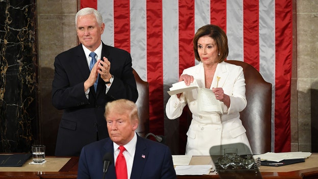 Flashback: Pelosi shreds Trump’s speech during his last address to Congress