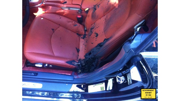 Jury shown photos of Kid Cudi’s torched car