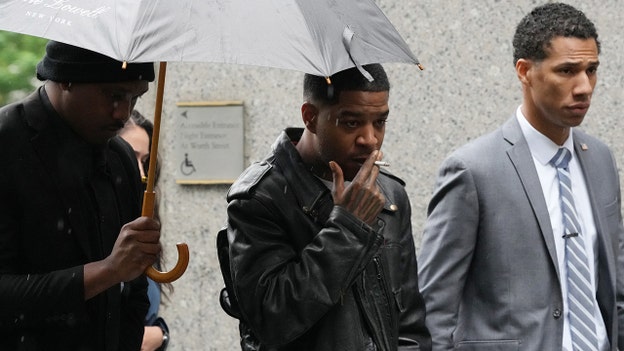 Kid Cudi remained in contact with police following vehicle fire