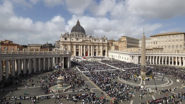 How is the Sistine Chapel secured during the secret election process of a new pope?
