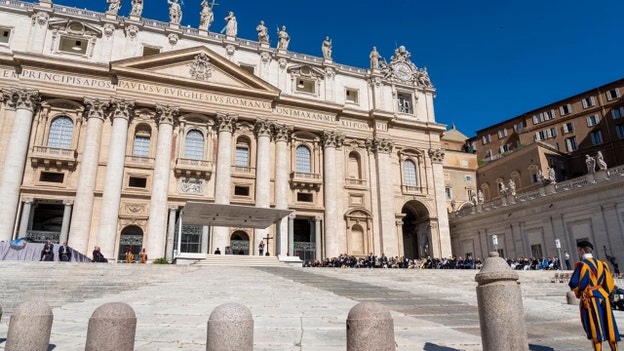 Are visitors still allowed at the Vatican during the College of Cardinals conclave?