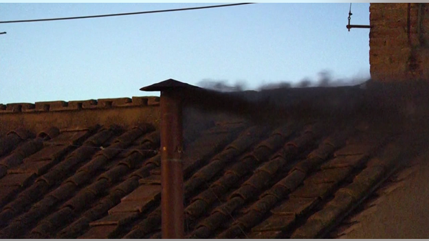 Black smoke seen after first conclave vote, meaning no pope chosen