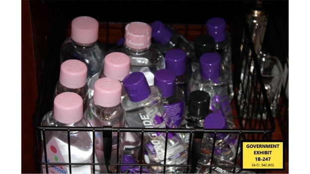 Jury shown bottles of baby oil kept inside Diddy's home