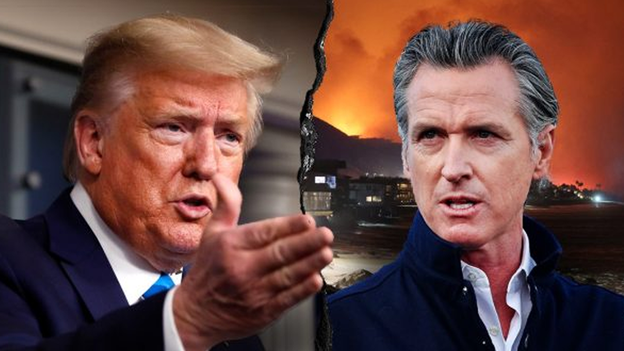 Trump reacts to Newsom's 'civil war' comment