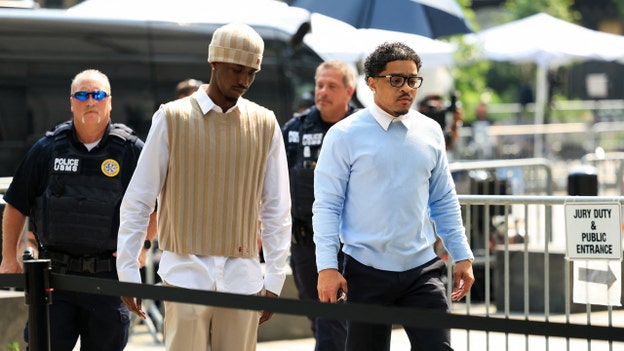 Diddy's family is photographed arriving to court