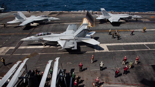 USS Nimitz carrier strike group sailing toward Middle East ahead of schedule, US official says