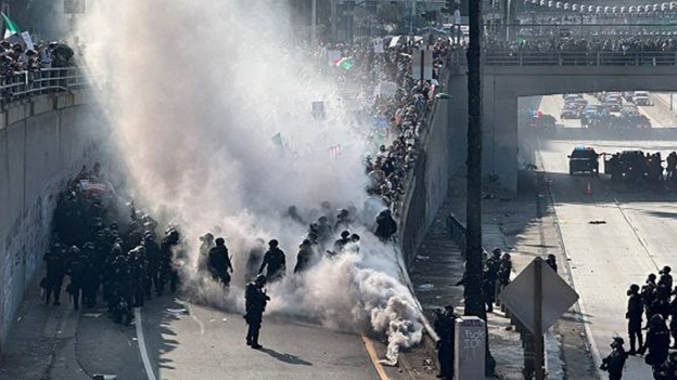 Sec. of Defense releases federal protection orders in anti-ICE riots
