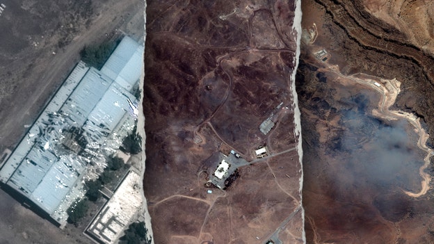 Satellite images reveal the devastating blow Israel delivered to Iran's military might