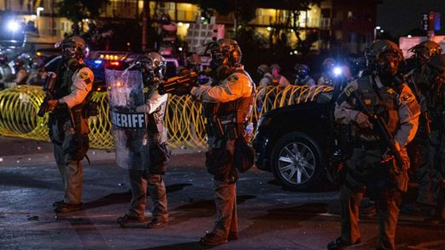 Former LAPD chief asks for God to protect officers during riots