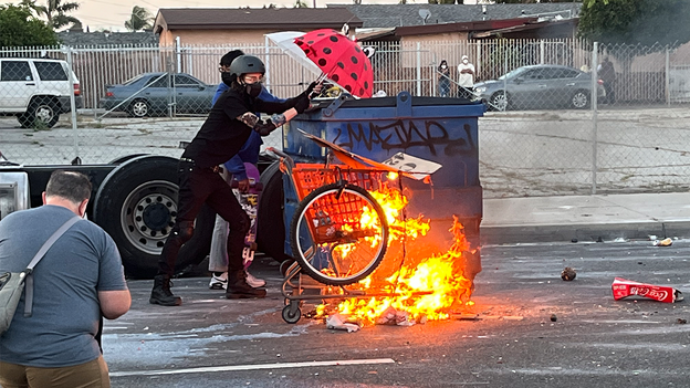 LA mayor Bass says 'violence and destruction are unacceptable' amid anti-ICE protests