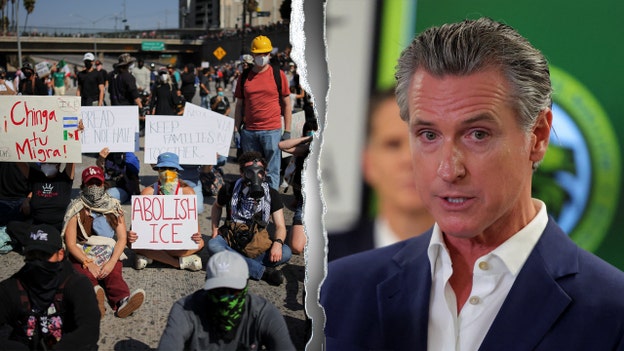 Newsom arrives in LA to oversee state response to anti-ICE riots