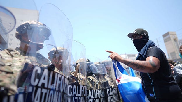 Trump thanks National Guard for response to Los Angeles protests