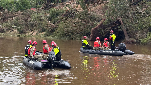 Texas Military Department announces recovery of 520 people after flooding in the state