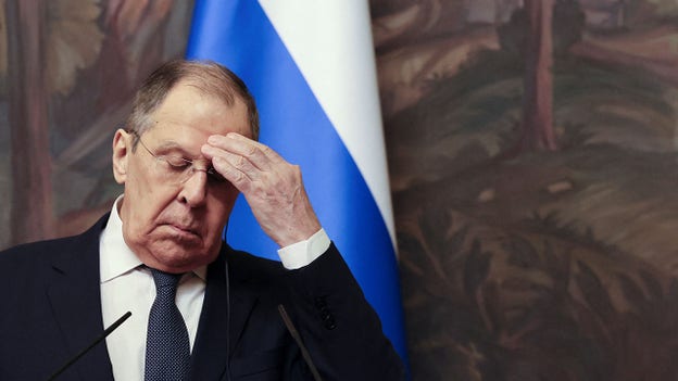 Russian foreign minister arrives in Alaska wearing ‘CCCP’ shirt