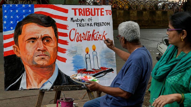 Turning Point USA calls Charlie Kirk America's 'greatest martyr' to freedom of speech