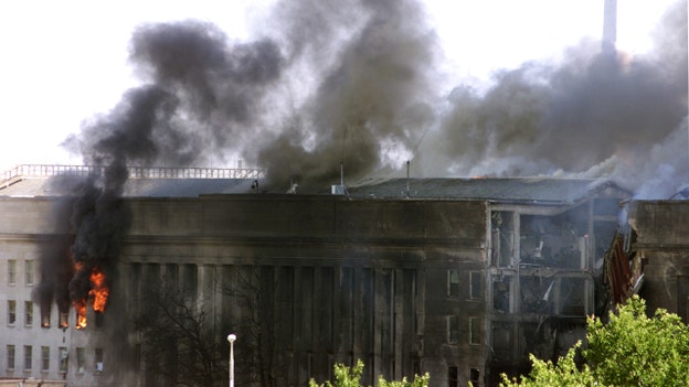 9:37 a.m.: American Airlines Flight 77 crashes into the Pentagon