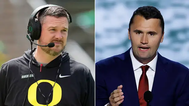 Oregon coach delivers message about unity following assassination of Charlie Kirk, a Ducks fan