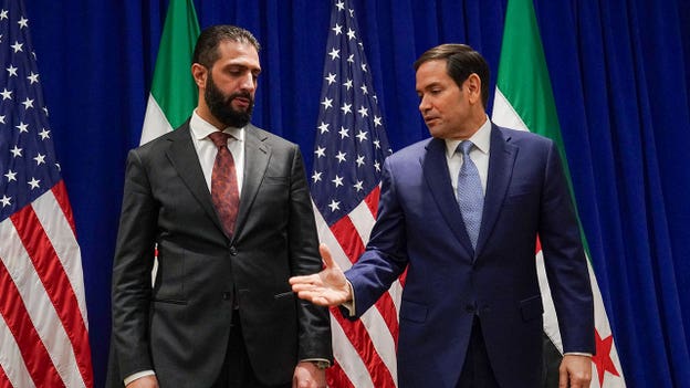 Rubio meets with Syrian leader at UNGA, ending six-decade absence