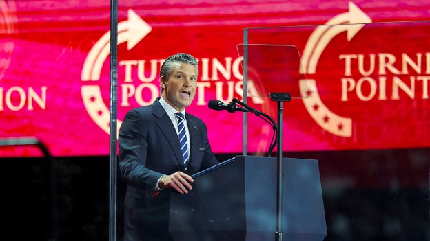 Pete Hegseth calls Charlie Kirk 'a warrior for country, a warrior for Christ' at memorial