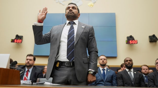 Patel returns to Capitol Hill for House hearing, addresses Kirk assassination in opening statement