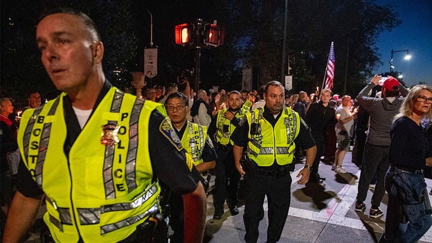 2 people arrested as hundreds gather for Charlie Kirk vigil in Boston