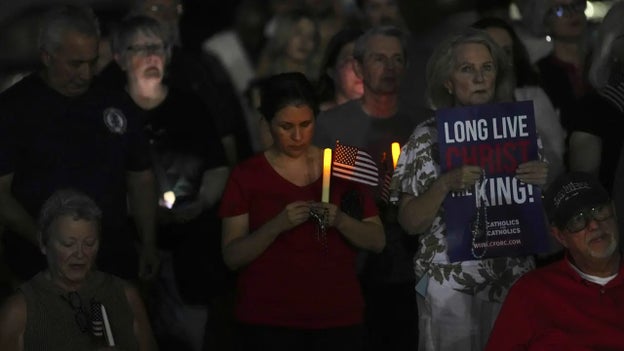 Vigils held nationwide after Charlie Kirk killed in Utah assassination