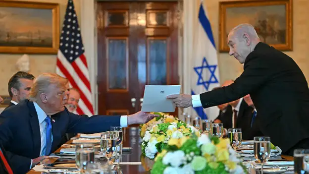 Israeli speaker hails Trump as ‘The Peace President,’ invites him to address Knesset