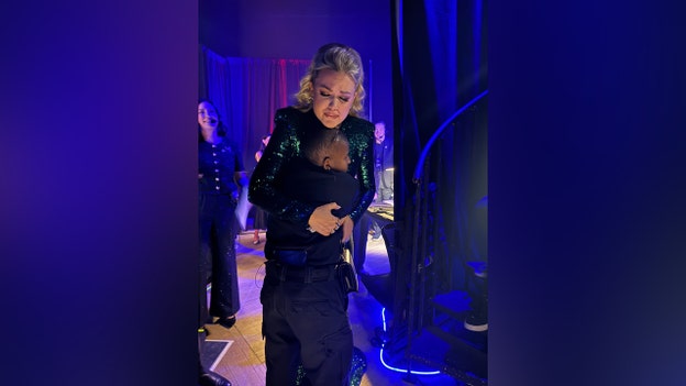 Backstage hug between DJ Daniel and Erika Kirk becomes viral caught on camera moment