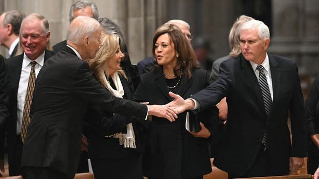 Former presidents Biden, Bush, ex-vice presidents in attendance at Dick Cheney funeral
