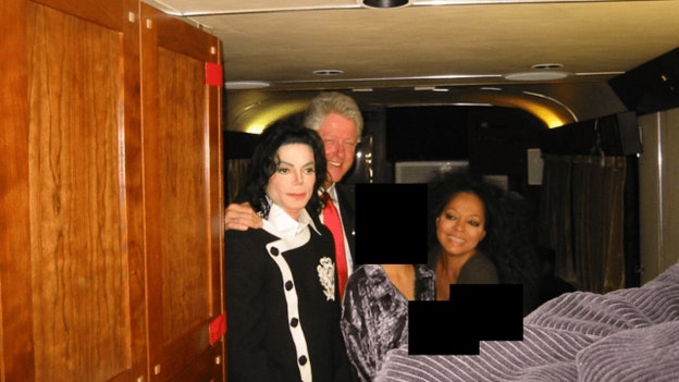 Epstein documents include photos of Bill Clinton with Michael Jackson, Diana Ross