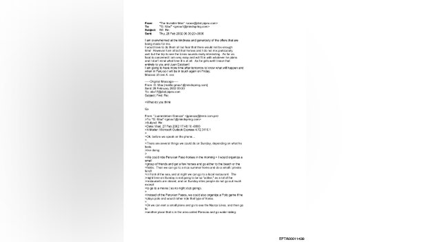 Epstein files show ‘Invisible Man’ emails with Maxwell discussing Peru trip, reference ‘girls’