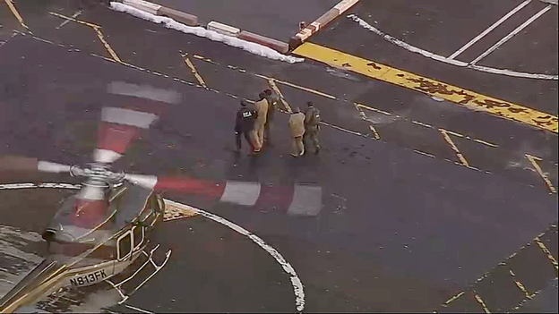 Handcuffed Maduro transferred from chopper to armored vehicle ahead of court appearance