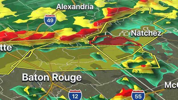 Tornado warning continues in southern Mississippi