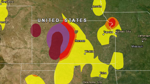 Poor air quality reported in Kansas