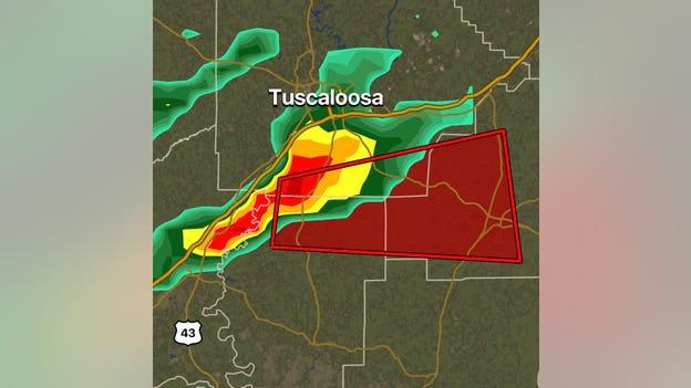 Tornado Warning for Tuscaloosa County