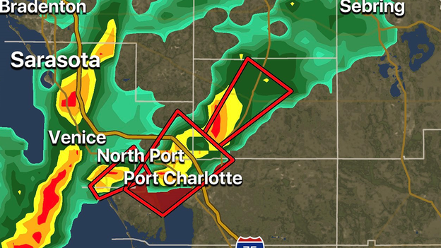 Track 3 tornado warnings in Florida with FOX Weather 3D Radar