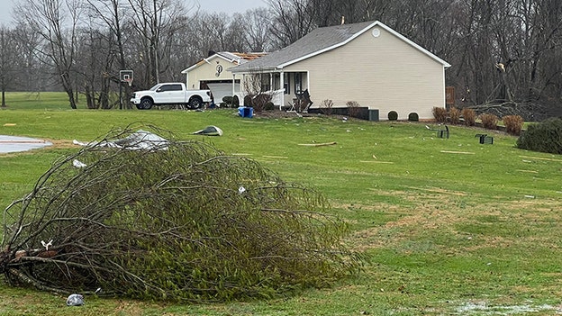 Possible tornado damages home, trees in Taylor County, Kentucky