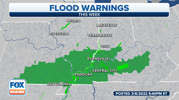 Ohio Valley flooding overnight