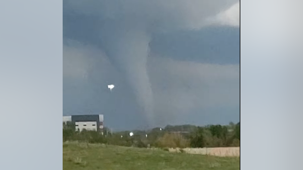Tornado spotted moving through Andover, KS